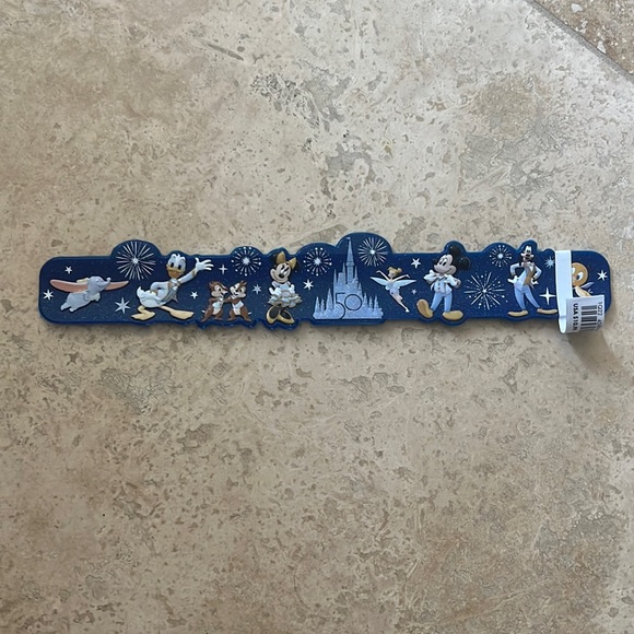 Authentic Disney Parks 50th Anniversary slap bracelet. Collectors item! - Picture 1 of 5